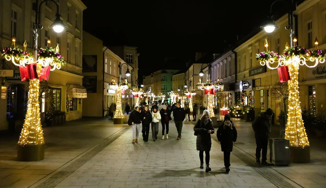 Świąteczne ozdoby będą w Rzeszowie do połowy lutego