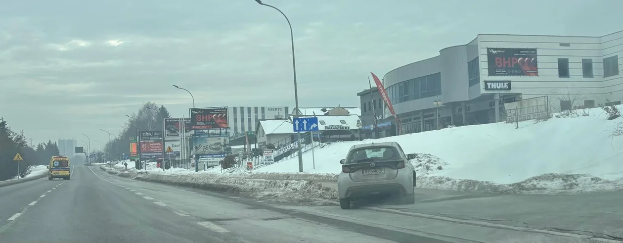Utrudnienia w Rzeszowie po południu