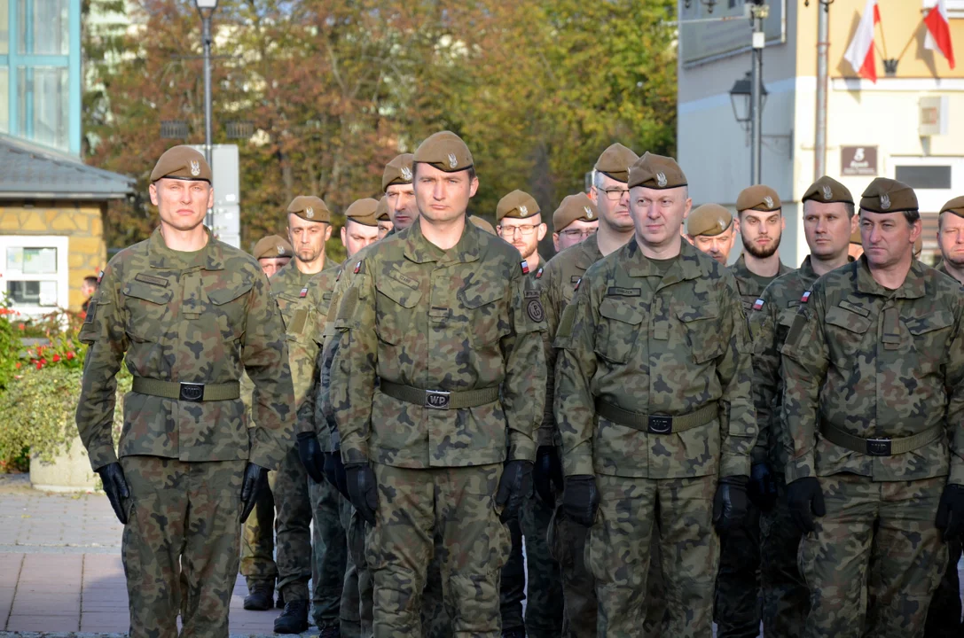 Uroczysta przysięga terytorialsów z Podkarpacia