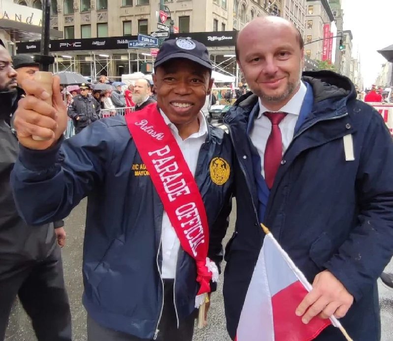 Konrad Fijołek w Stanach Zjednoczonych. Prezydent uczestniczył w Paradzie Pułaskiego w Nowym Jorku