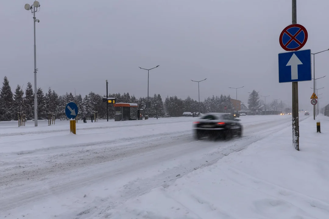 Atak zimy na Podkarpaciu