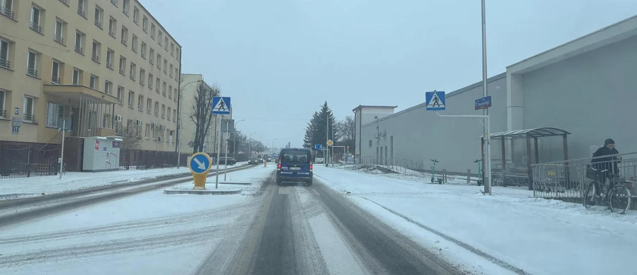 Opady śniegu w Rzeszowie