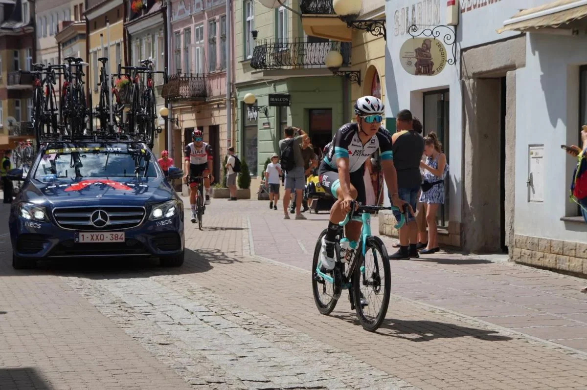 Start honorowy III etapu Tour de Pologne w Sanoku