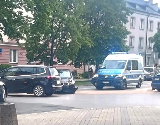 Wypadek w centrum Rzeszowa