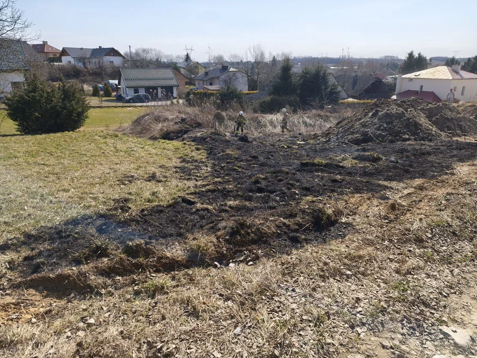 Pożar pod Rzeszowem