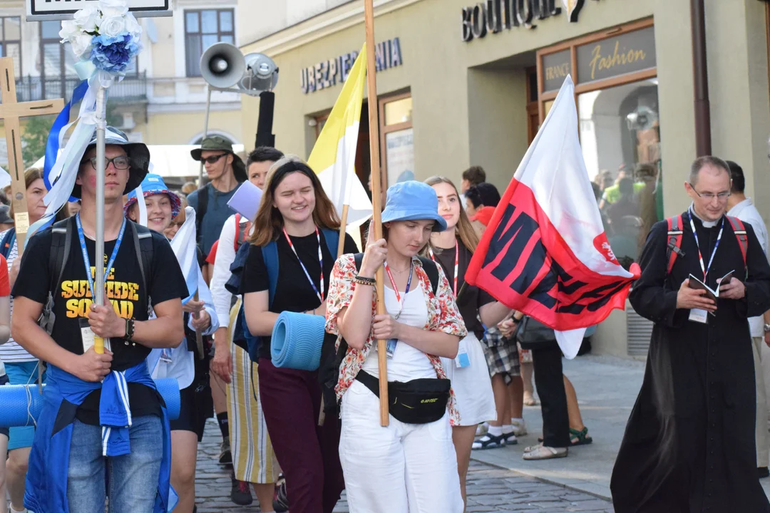 Wyjście Pielgrzymki Tarnowskiej z Tarnowa