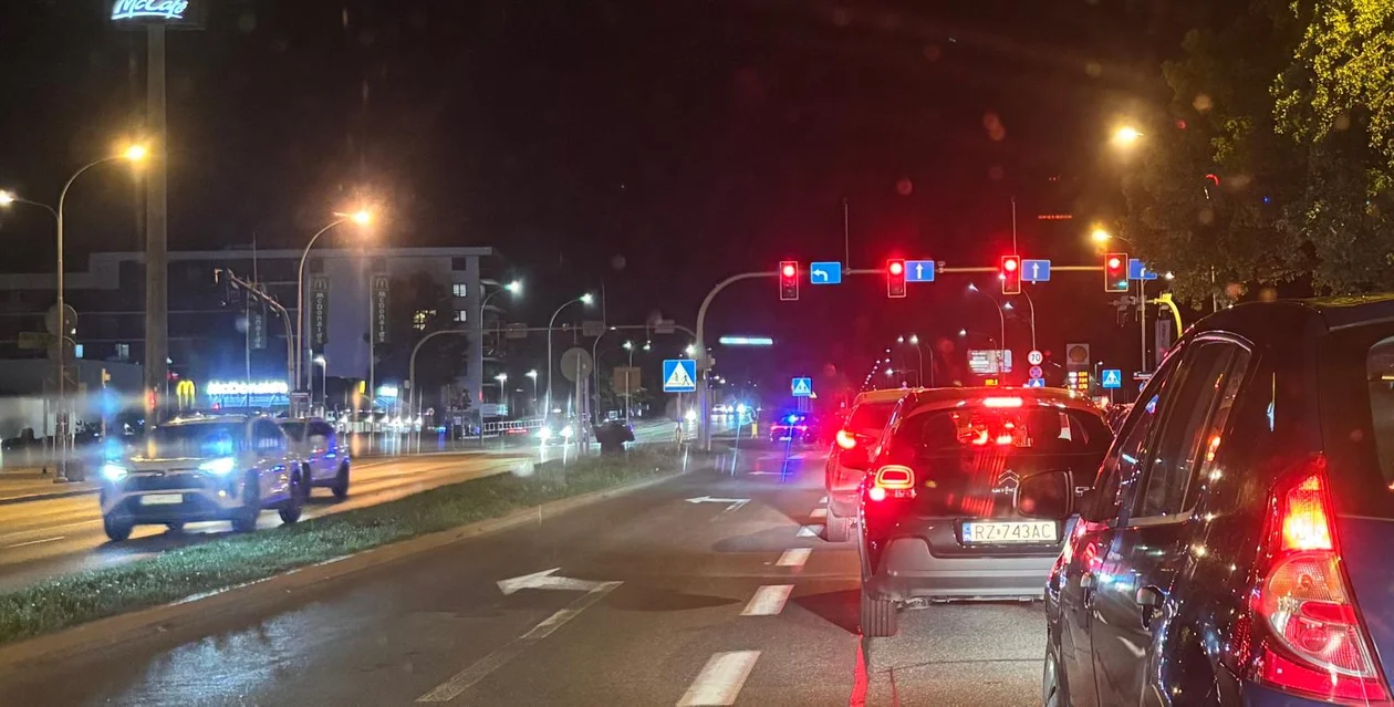 Potrącenie pieszego w Rzeszowie