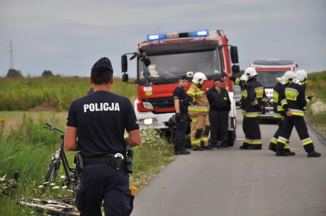 W wypadku ucierpiał rowerzysta