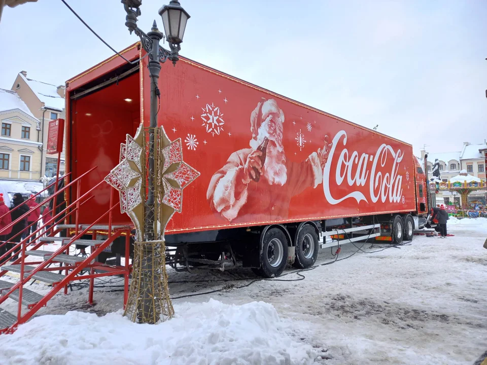 Świąteczna ciężarówka Coca-Coli odwiedziła Rzeszów