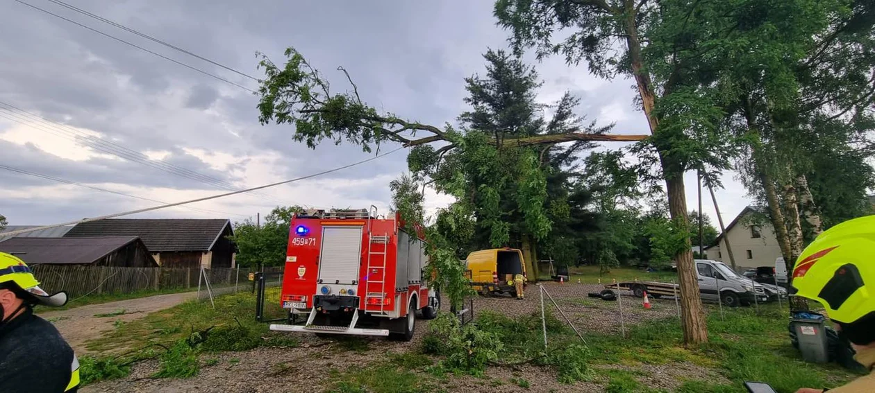 Nawałnica nad powiatem kolbuszowskim [18.06.2024]