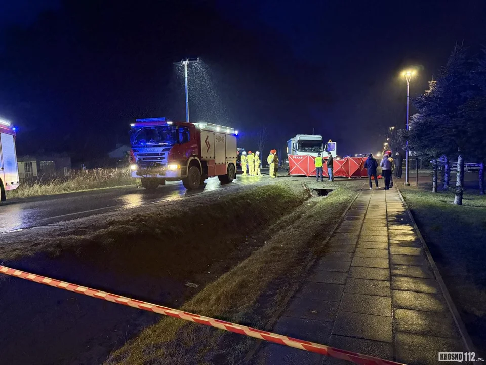 Śmiertelny wypadek w Rymanowie