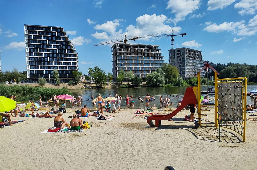 Niedziela na kąpielisku miejskim Żwirownia w Rzeszowie