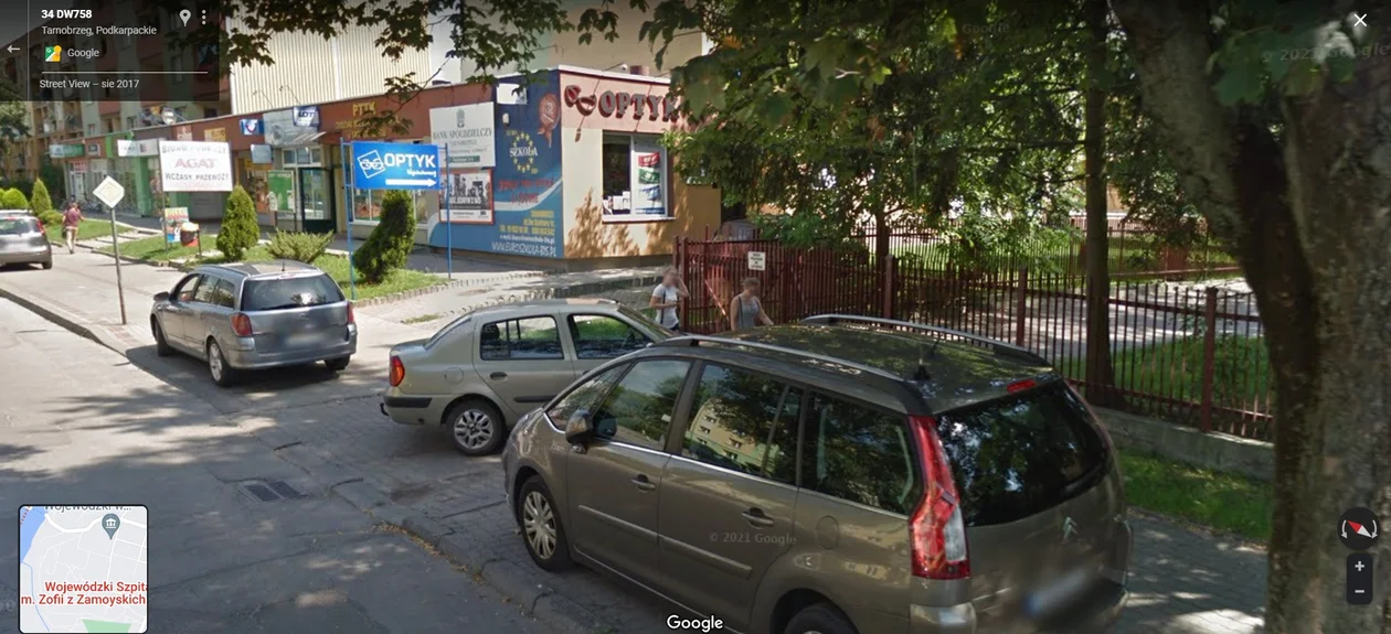 Google Street View 2021 - zdjęcia ze Stalowej Woli, Tarnobrzega i Grębowa