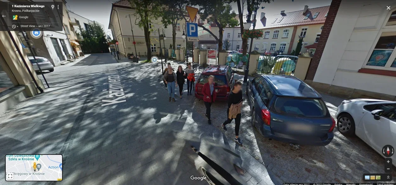 Mieszkańcy Podkarpacia na zdjęciach Google Street View