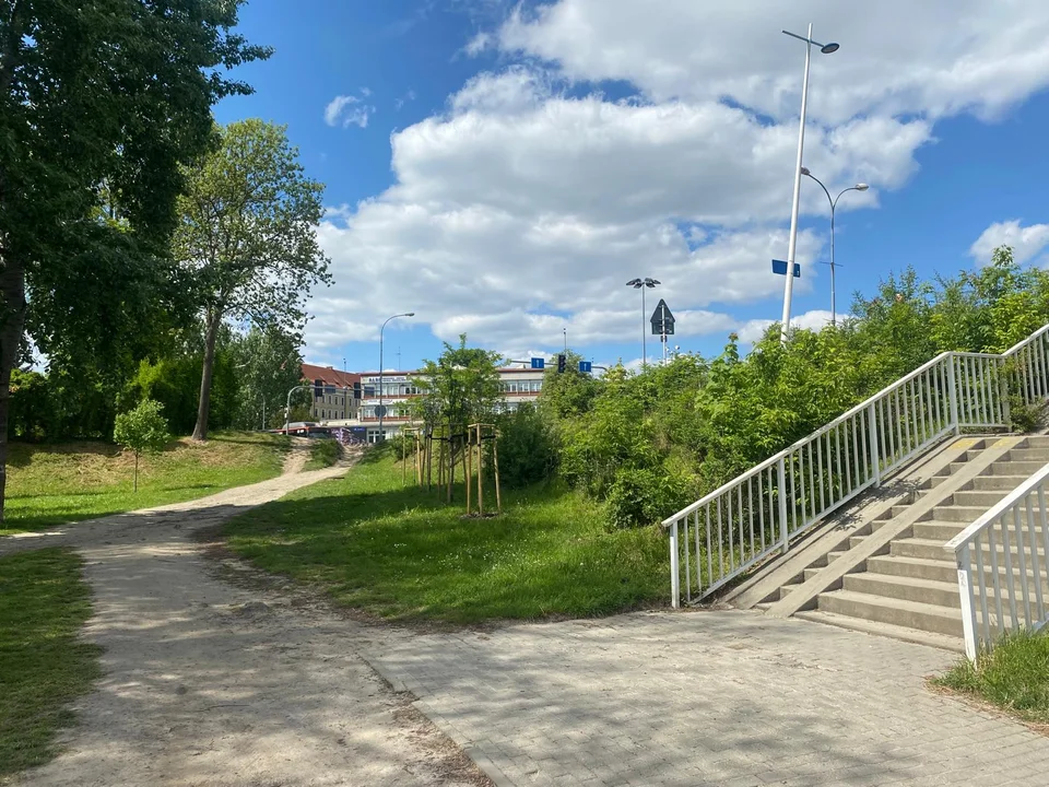 Zjazd przy hali Podpromie