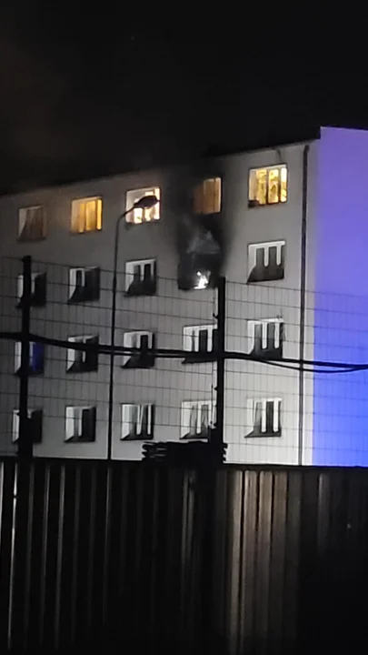 Pożar mieszkania Siemiradzkiego Rzeszów