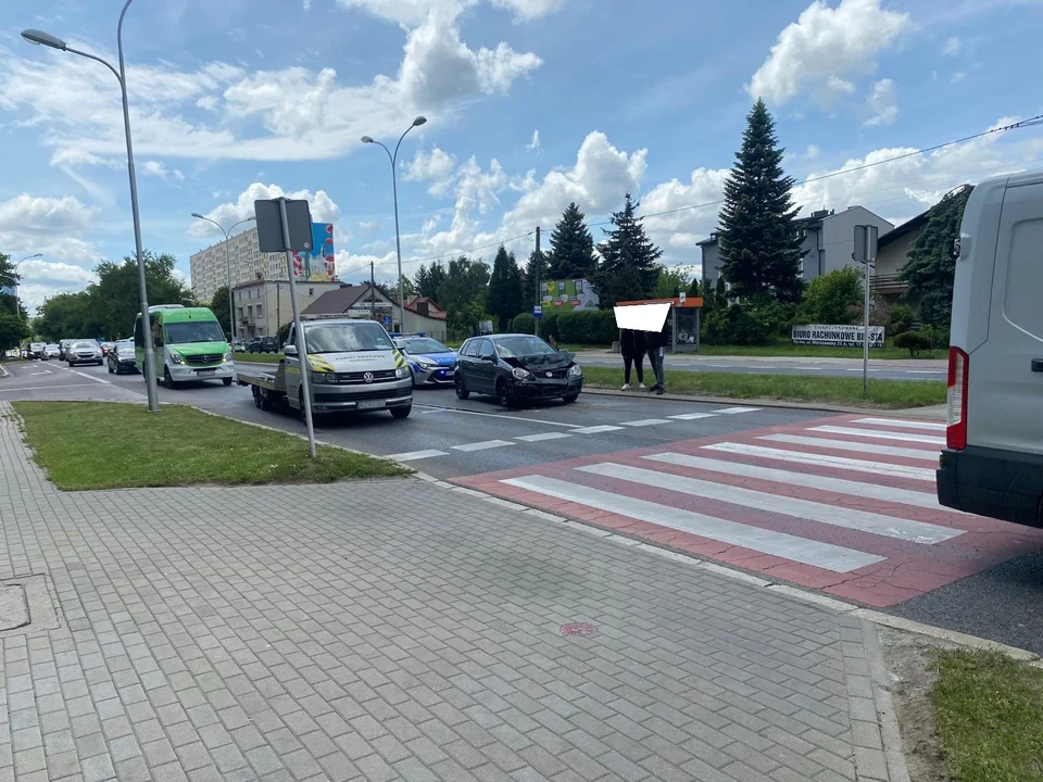 Wypadek na Warszawskiej  w Rzeszowie