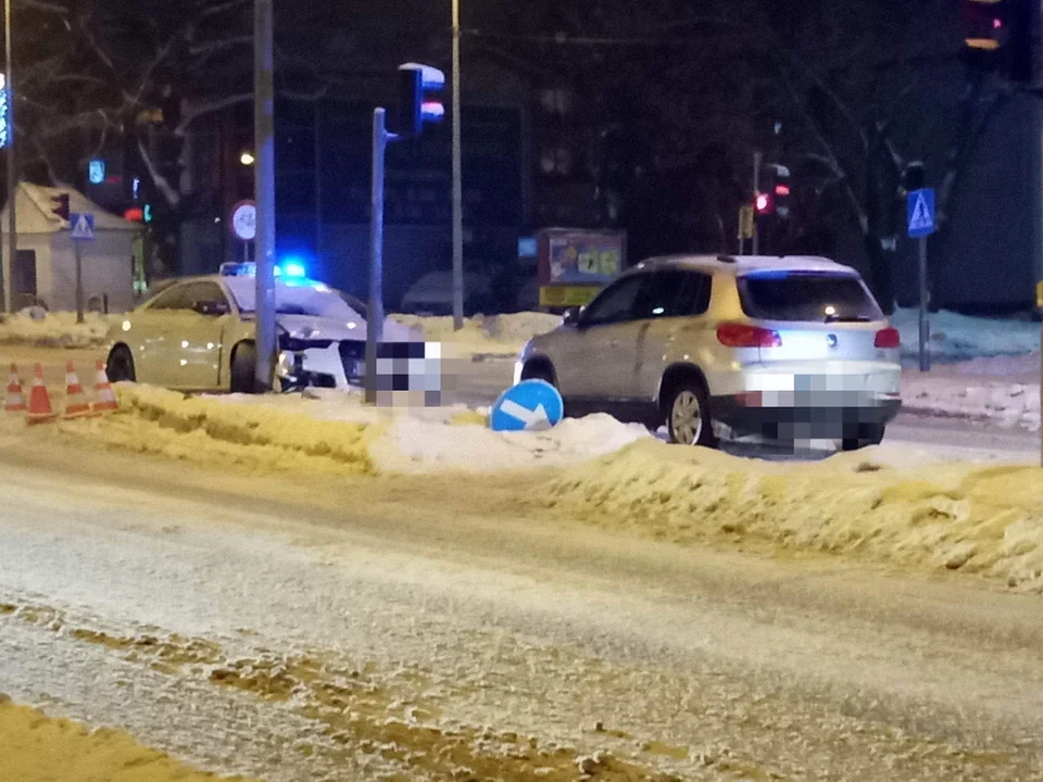 Kolizja na Sienkiewicza w Mielcu