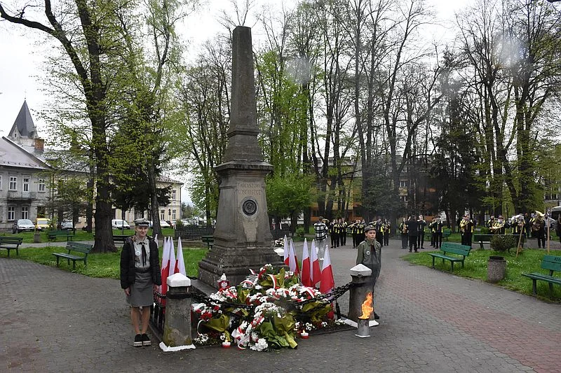 Uroczystość 3 Maja w Lesku