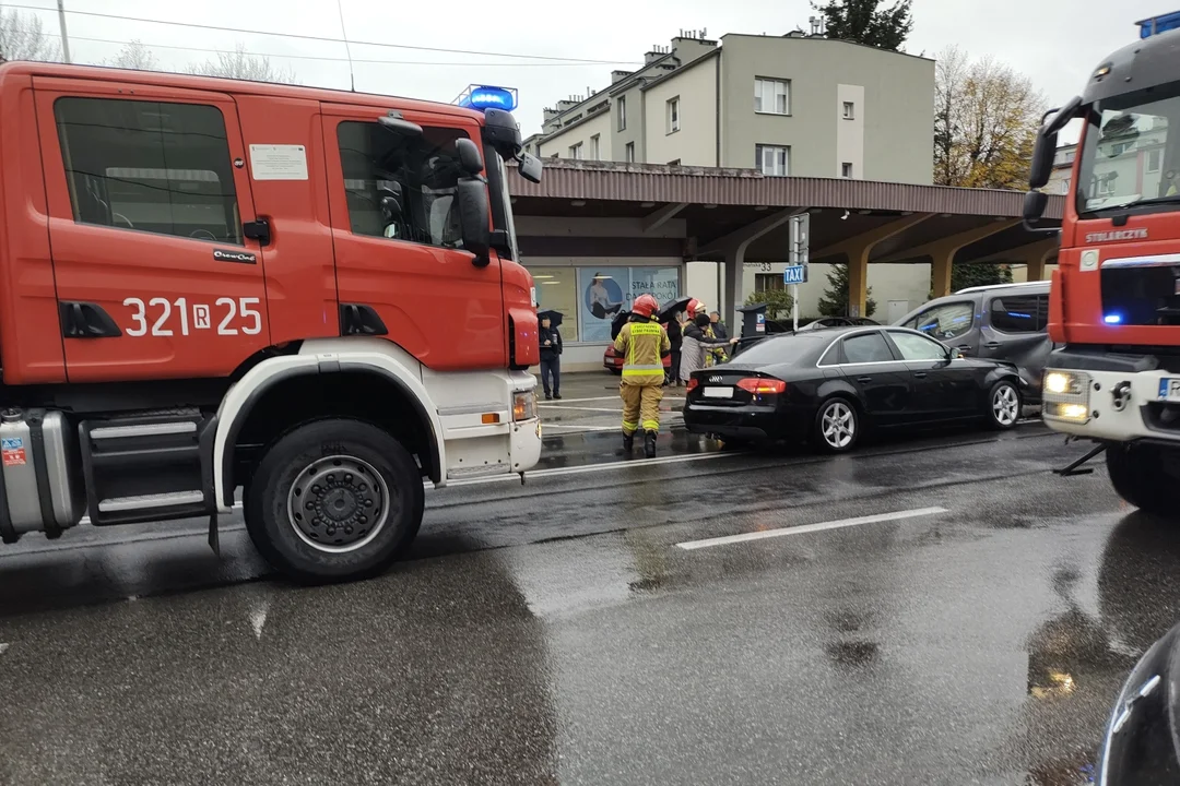 Wypadek na ul. Hetmańskiej w Rzeszowie