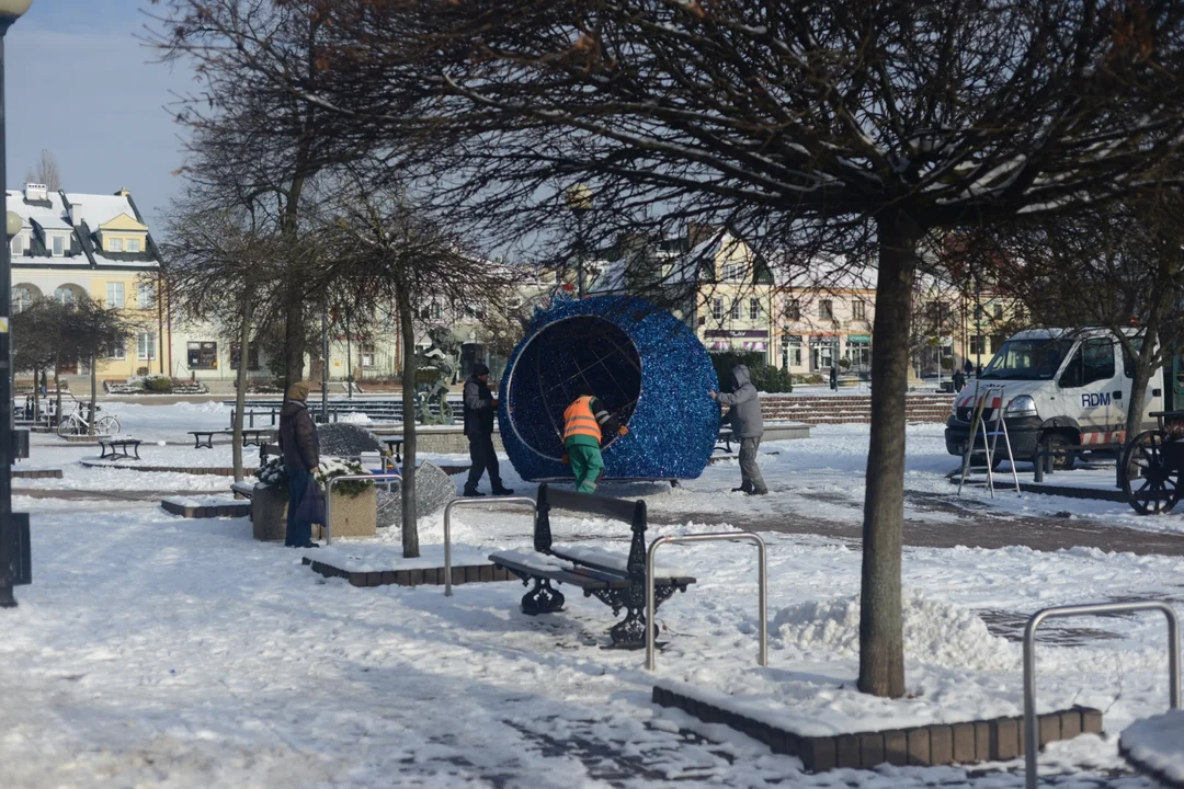 Pierwsze świąteczne ozdoby w Tarnobrzegu