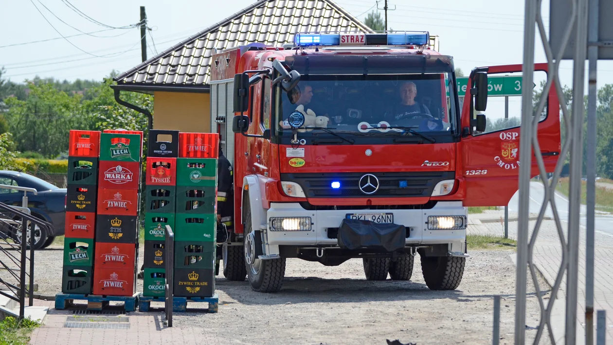 Zderzenie dwóch samochodów w Cmolasie