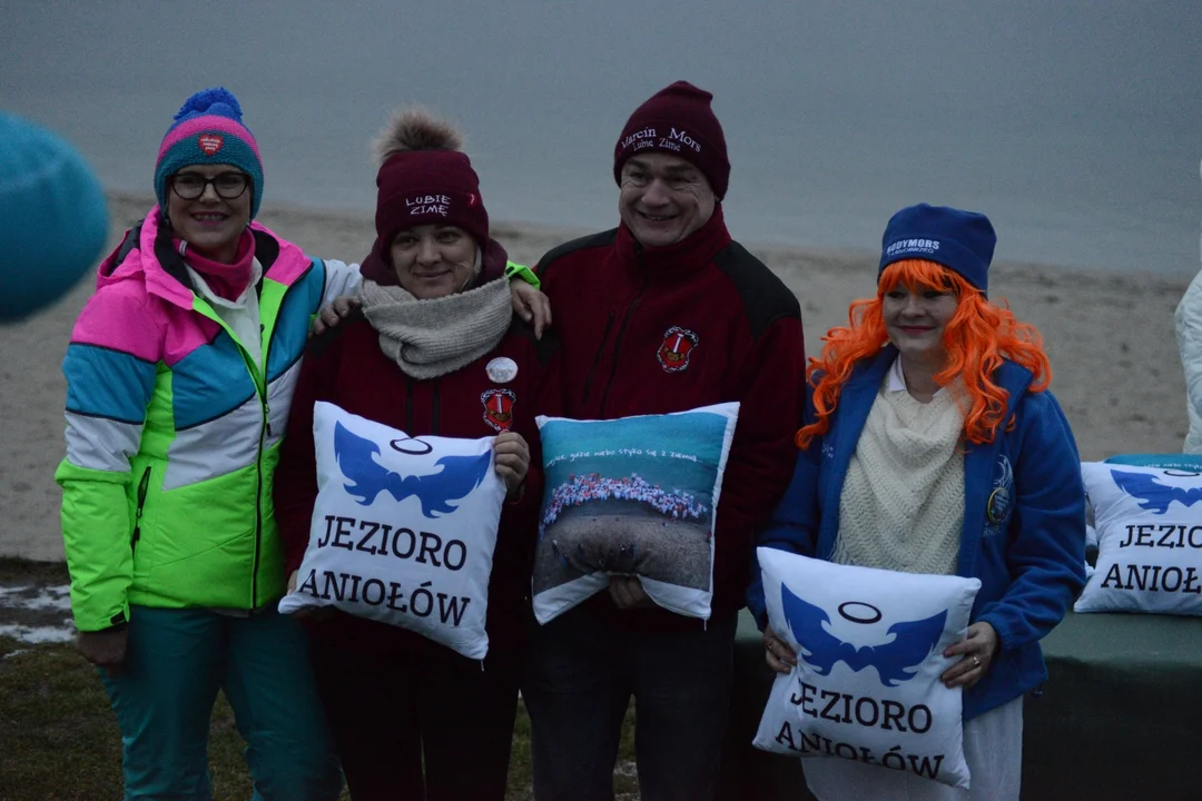 "Jezioro Aniołów" w lutym. Zobaczcie zdjęcia z plaży Jeziora Tarnobrzeskiego