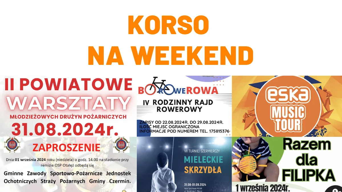 Korso na weekend. Gdzie warto spędzić czas 31 sierpnia i 1 września [PLAKATY] - Zdjęcie główne