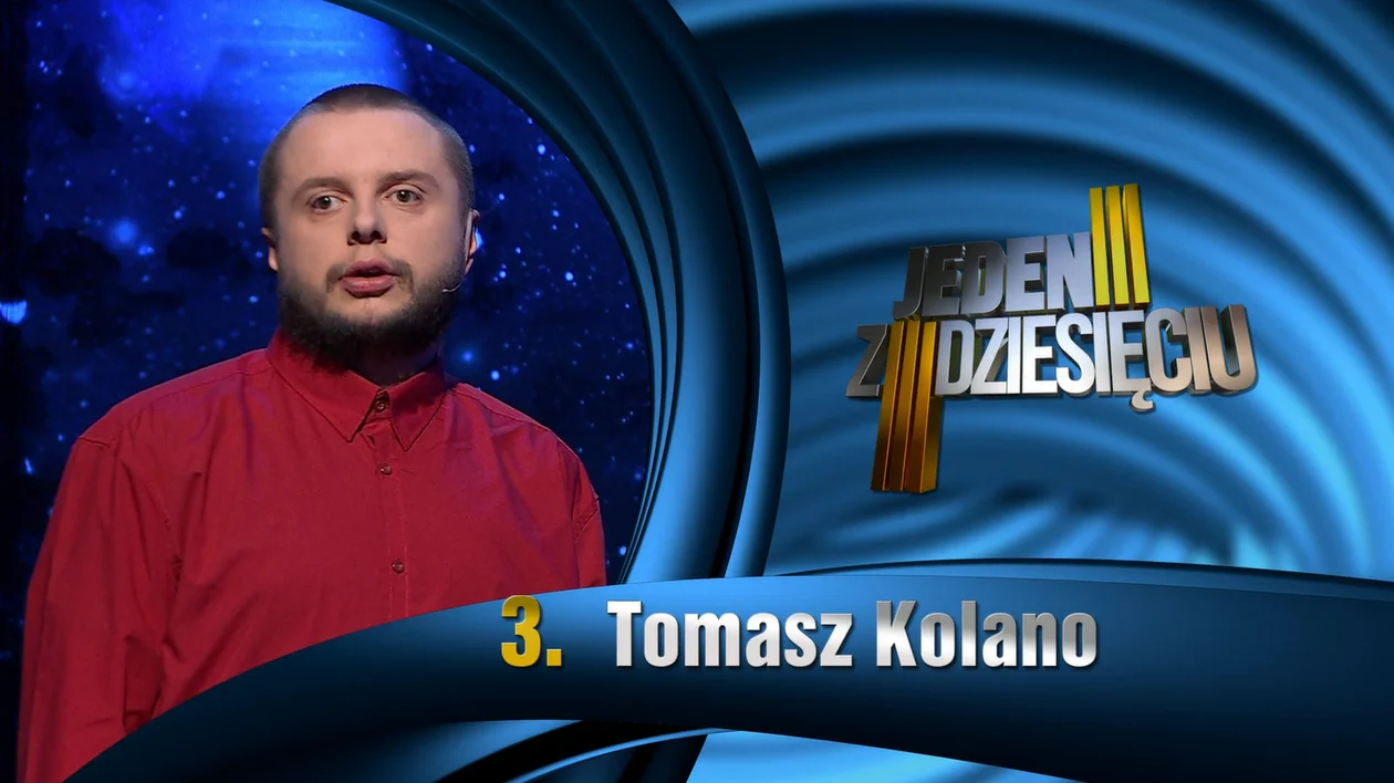 Tomasz Kolano z gminy Raniżów w programie Jeden z Dziesięciu