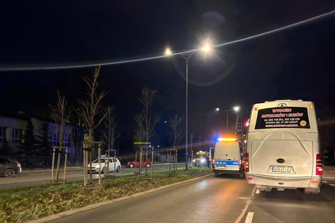 Wypadek na alei Rejtana w Rzeszowie