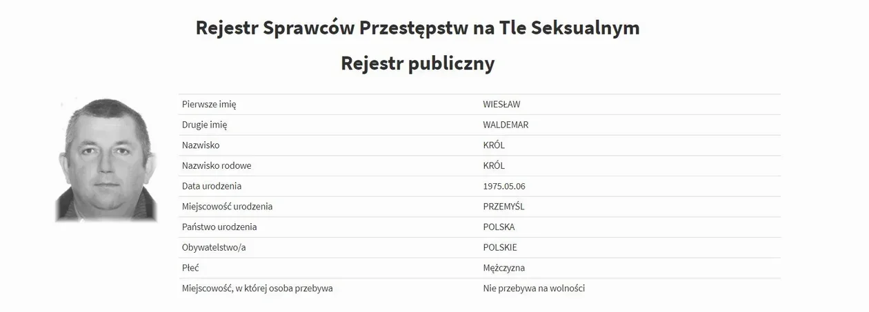 Pedofile i gwałciciele z Podkarpacia. Kto jest na wolności? Sprawdź to