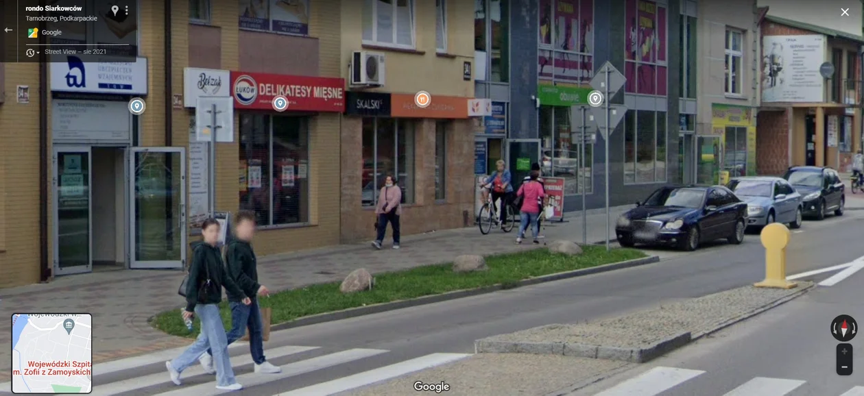 Google Street View 2021 - zdjęcia ze Stalowej Woli, Tarnobrzega i Grębowa