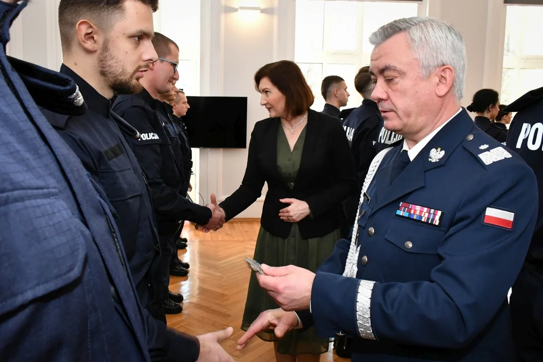 Nowo przyjęci policjanci złożyli ślubowanie