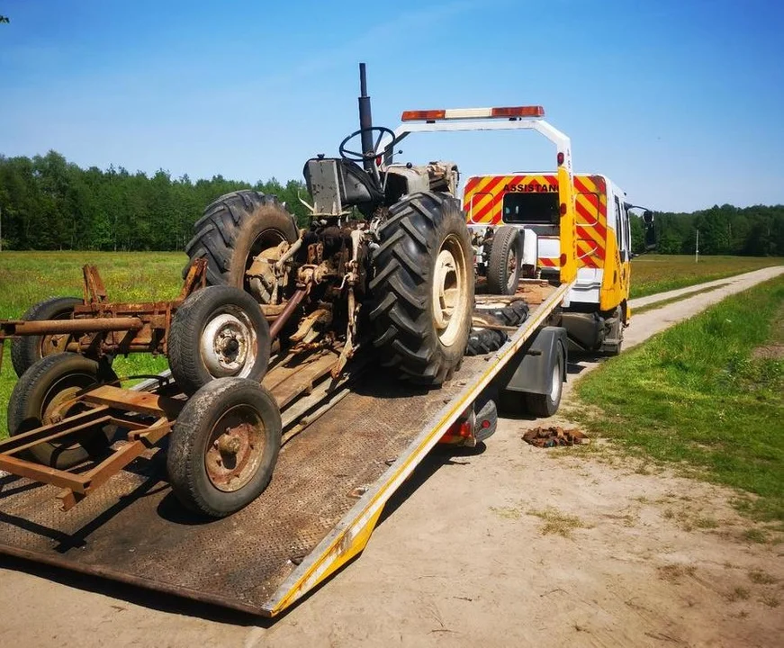 Ukradziony traktor znaleziony w Padwi