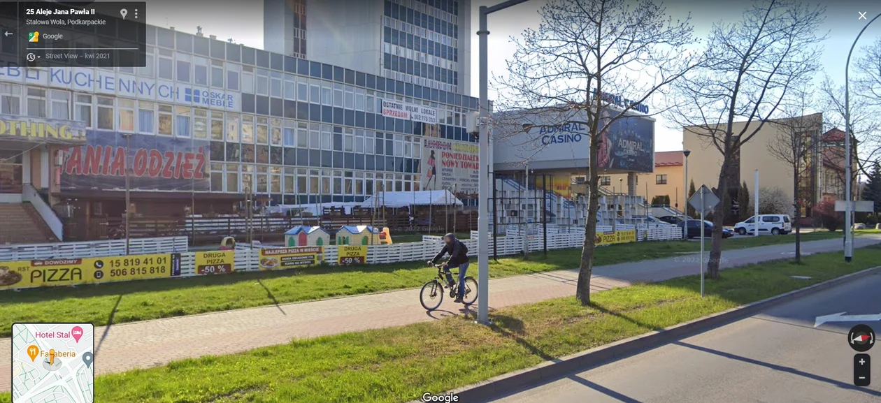 Google Street View 2021 - zdjęcia ze Stalowej Woli, Tarnobrzega i Grębowa