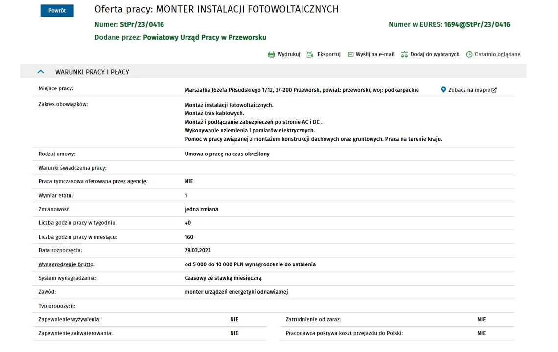 Najnowsze oferty pracy na Podkarpaciu. Można zarobić nawet 10 tysięcy złotych brutto na miesiąc