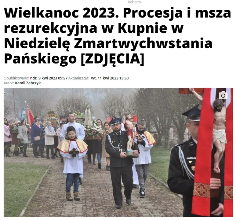 TOP 9. Teksty z największą liczbą odsłon na portalu korsokolbuszowskie.pl w kwietniu 2023 roku