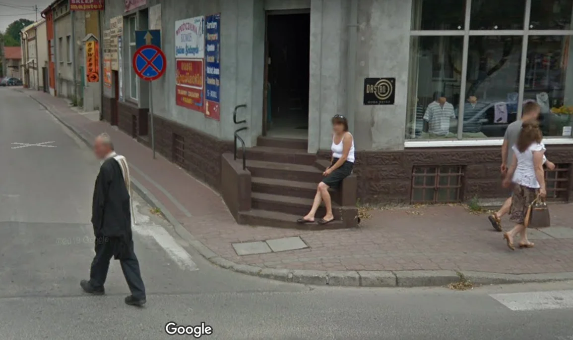 Na rowerze i spacerze - Kolbuszowa na Google Street View 2012 i 2013 rok