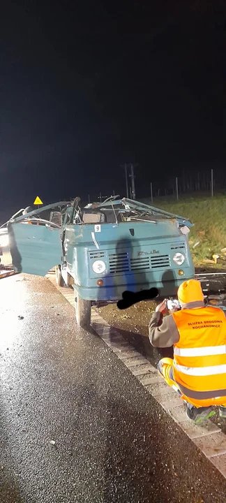 Zderzenie dwóch pojazdów na autostradzie A4! 10 osób w szpitalu - zdjęcia