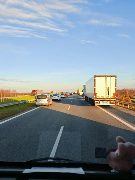 Wypadek na autostradzie A4