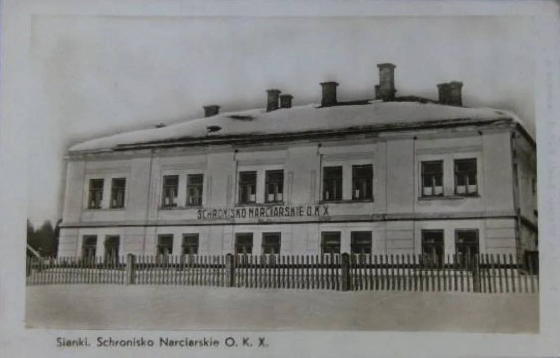 Sianki. Schronisko Narciarskie 1916 r.