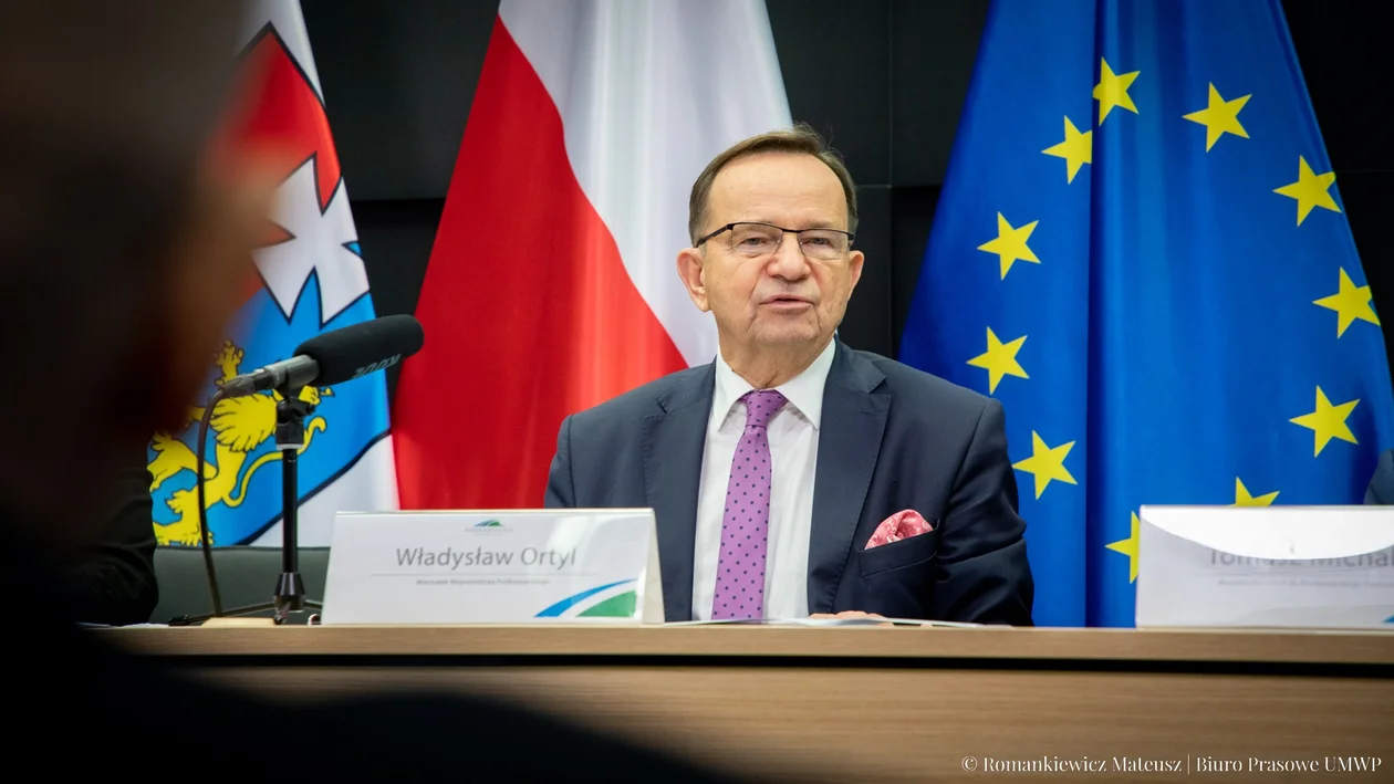 Konferencja Władysława Ortyla w sprawie otwarcia Podkarpackiego Centrum Nauki Łukasiewicz