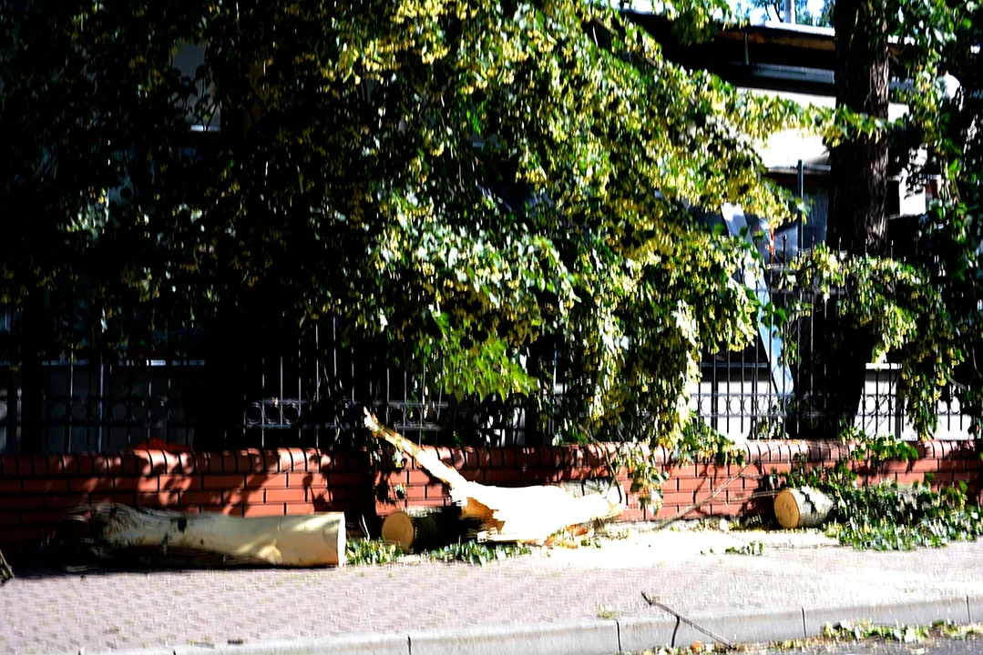 Burza przy ZS im. Groszkowskiego