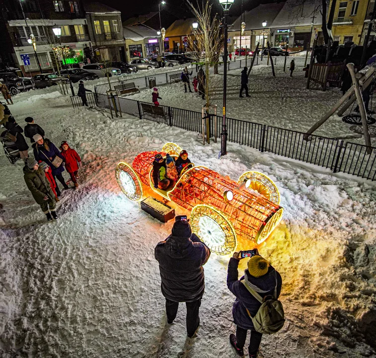 Stalowa Wola i piękne świąteczne iluminacje