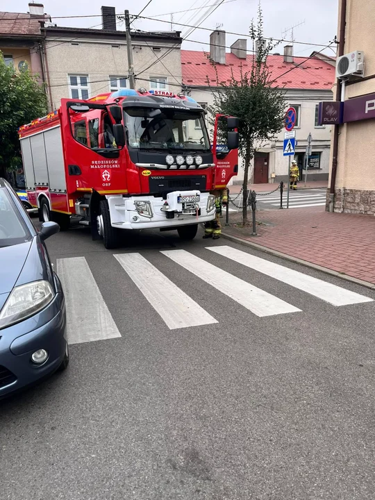 Potrącenie pieszego na przejściu