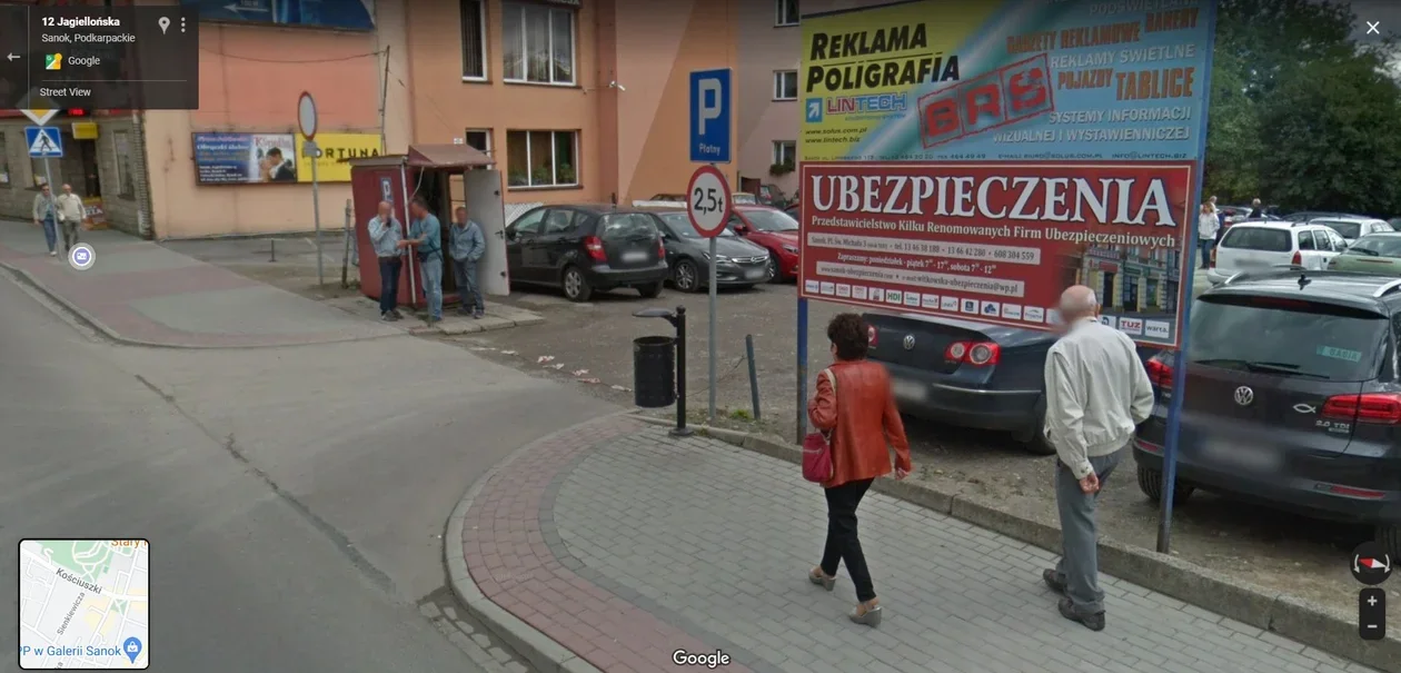 Mieszkańcy Podkarpacia na zdjęciach Google Street View