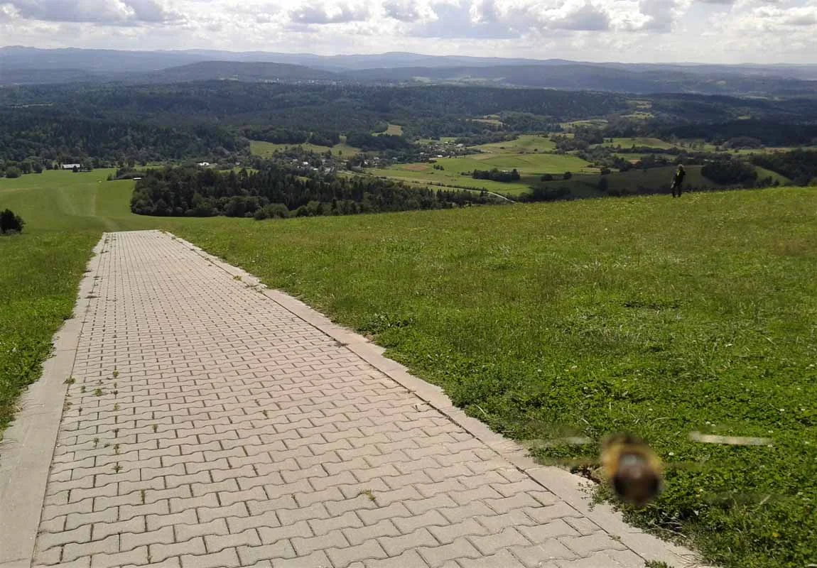 Punkt widokowy i szybowisko w Bezmiechowej