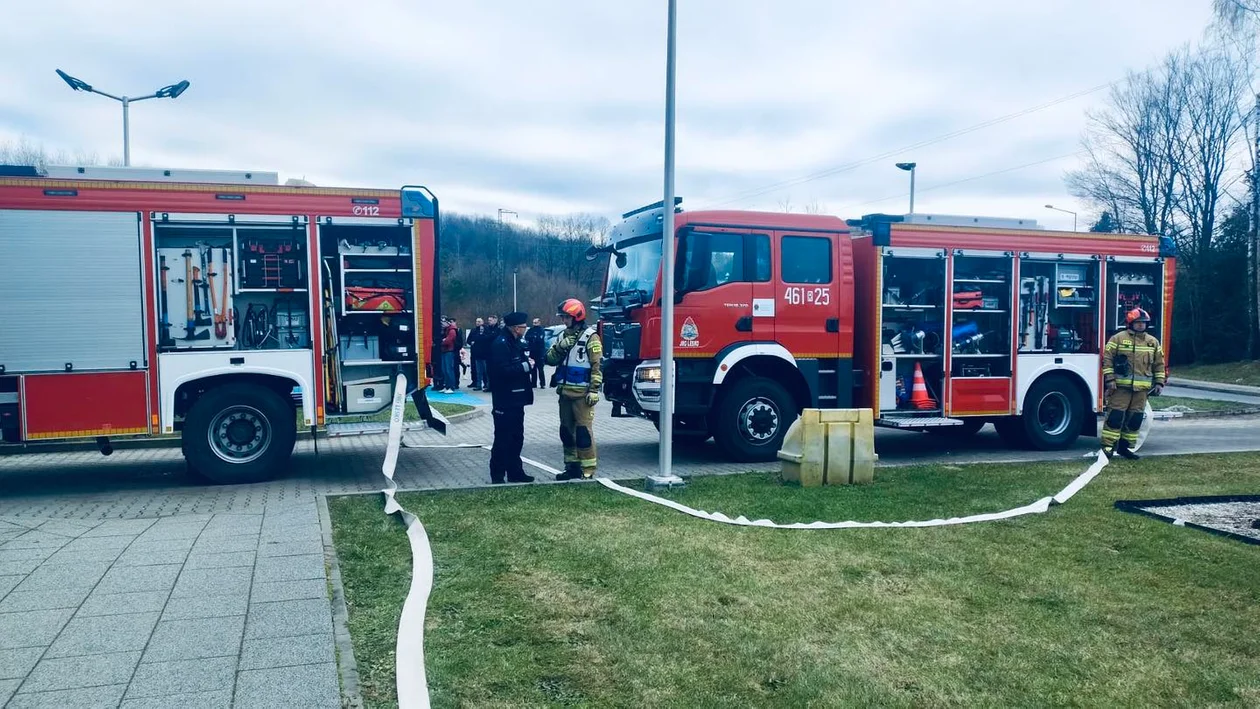 Ćwiczenia w komendzie policji w Lesku