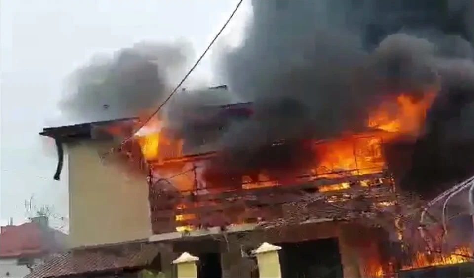 Tragedia w Tyczynie. Spłonął dom jednorodzinny [ZDJĘCIA]