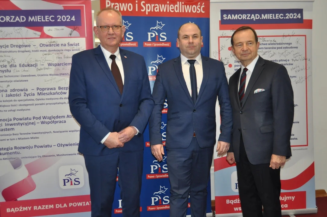 Spotkanie kandydatów Prawa i Sprawiedliwości  w Mielcu